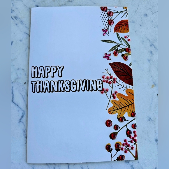 Happy Thanksgiving Card Small - Picture 2 of 4